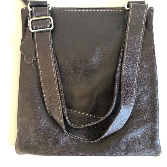 ROOTS CANADA VENETIAN VILLAGE LARGE CROSSBODY - Picture 4 of 8